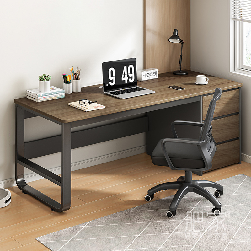 1/1.2/1.4/ 1.6m Long Home Student Work Desk Writing Desk with Drawer Desk Office Desk Ms2830