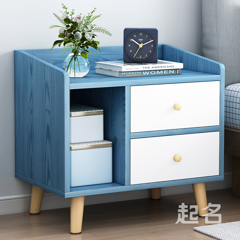 Brief Modern Small Cheap Bed Head Cabinet Nordic Wind Drawer Cabinet Room Shelve Bedroom Small Cabinet MS677