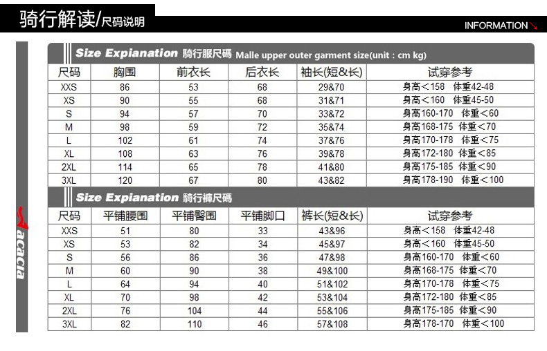 Tenue de cyclisme homme ACACIA - Ref 2221140 Image 30