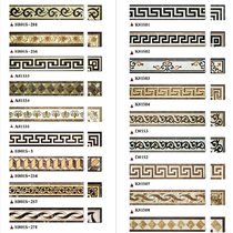 Living room bedroom wall tile foot line edge 800*150 waveguide line 150*150 waist line corner wave line floor tile