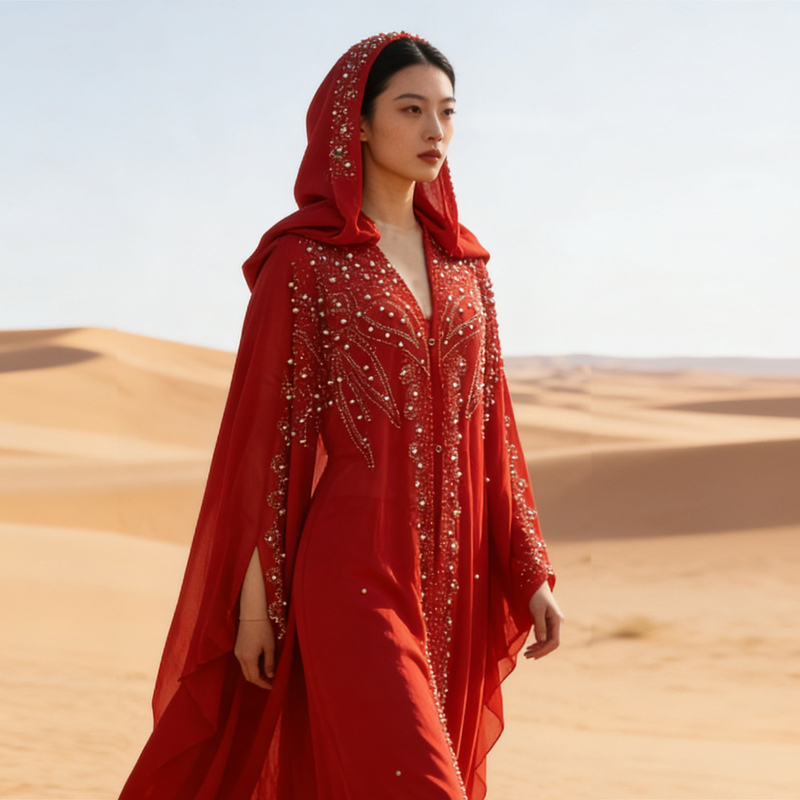 Xinjiang, Northwest China, Dunhuang Desert, Seaside Vacation, Hooded Cloak, Egyptian and Moroccan Style, Travel Sun Protection Shawl Xinjiang, Northwest China, Dunhuang Desert, Seaside Vacation, Hooded Cloak, Egyptian and Moroccan Style, Travel Sun Protection Shawl