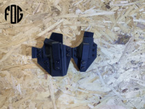 FOG-GLOCK P1 G17 G34 G19 quick pull sleeve IWB OWB dual system k sheath kydex sidecar