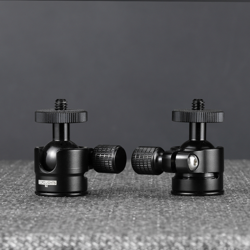 Xiongfire S2 Mini spherical tripod head damping universal 1 4 camera single eye hot boot monitor mobile phone 3C accessories