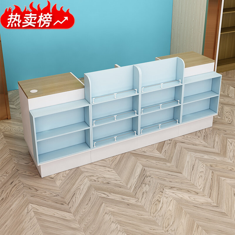 Maternal and baby shop cash-out counter pharmacy cosmetics shop corner bar small supermarket convenience store counter