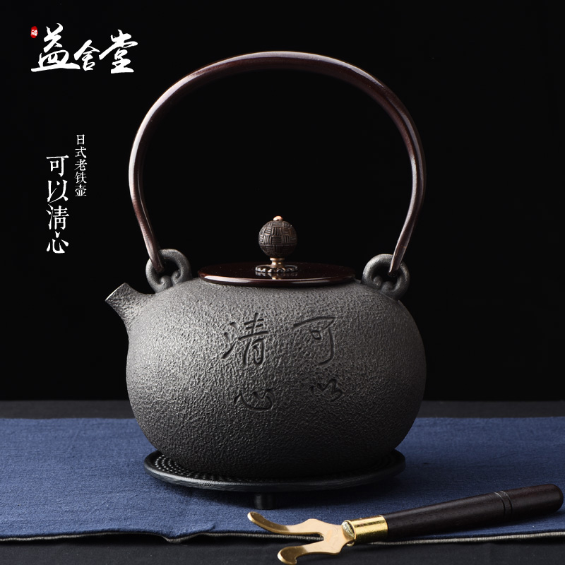 Yishetang Southern Japan handmade cast iron iron pot uncoated household boiling water brewing tea tea iron pot