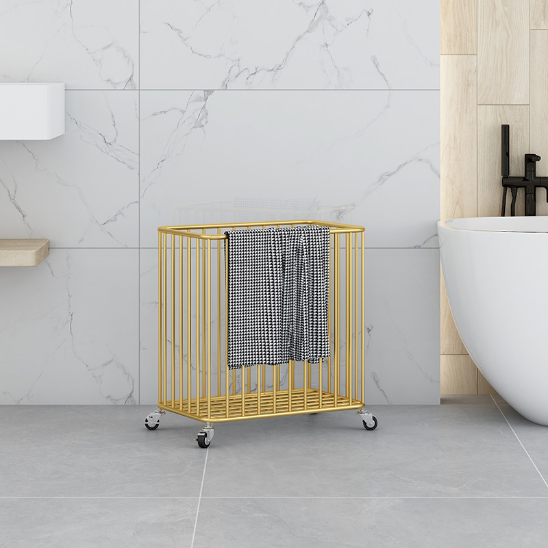 Dirty clothes storage basket light luxury dirty clothes basket dirty clothes basket household laundry ins wind clothing toy doll storage bucket