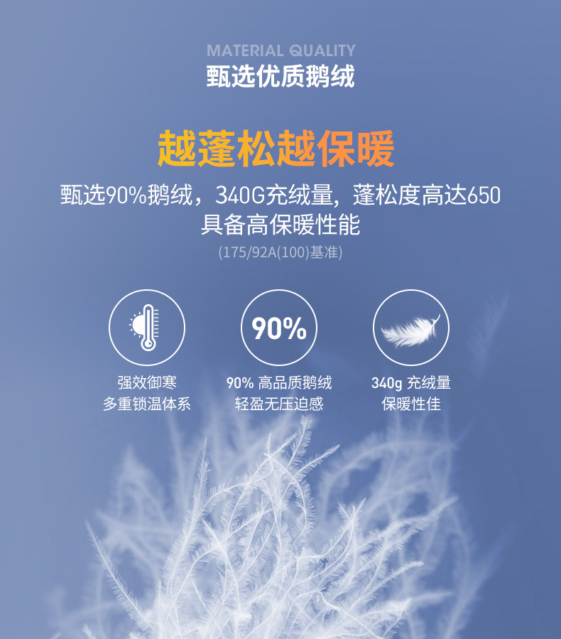 NEPA 男士 加拿大风 鹅绒派克大衣 内充340g 90鹅绒 图3