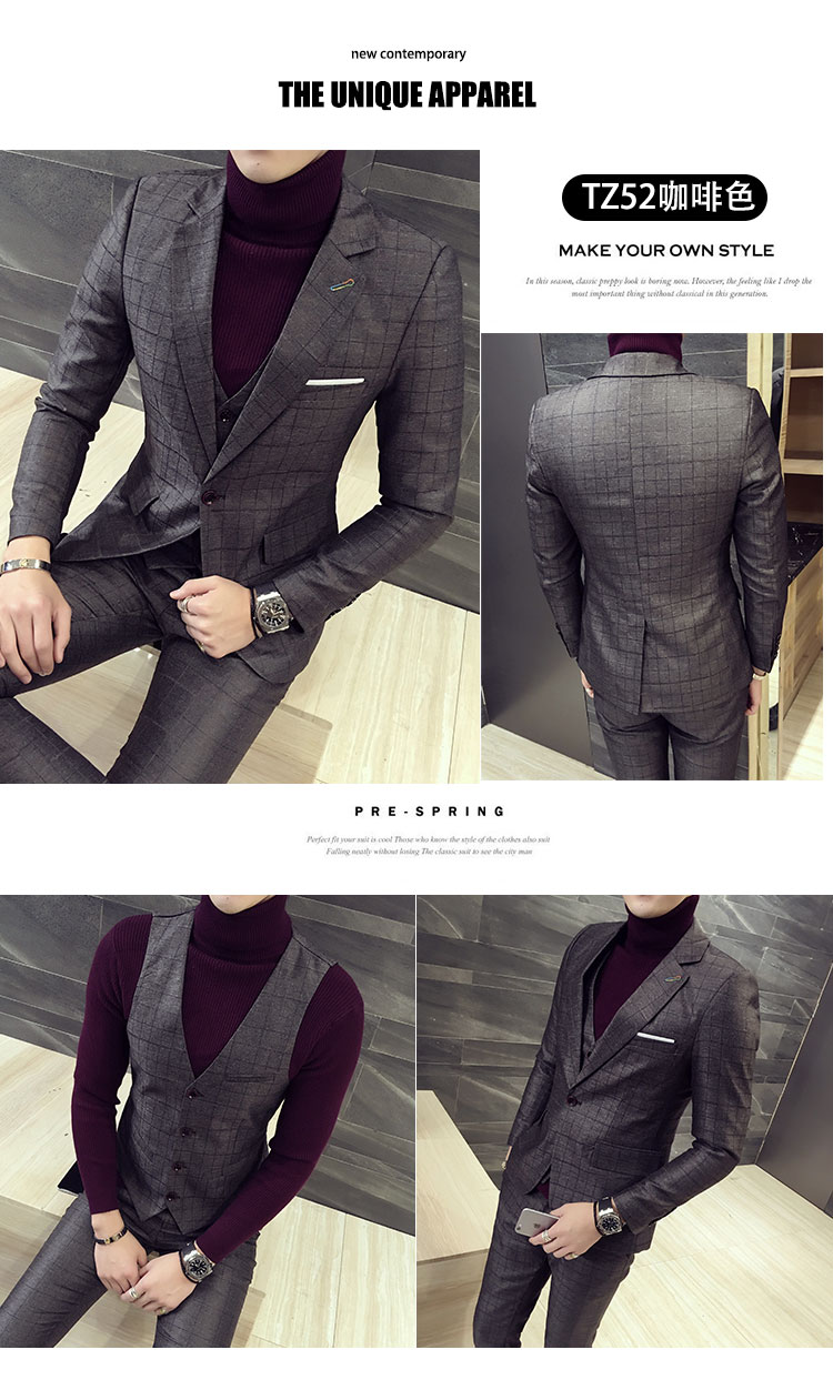 Anh phù hợp với nam Hàn Quốc phù hợp với chú rể ăn mặc Slim kinh doanh phù hợp với chuyên nghiệp phù hợp với phù rể phù hợp với ba mảnh đồ nam đẹp 2021