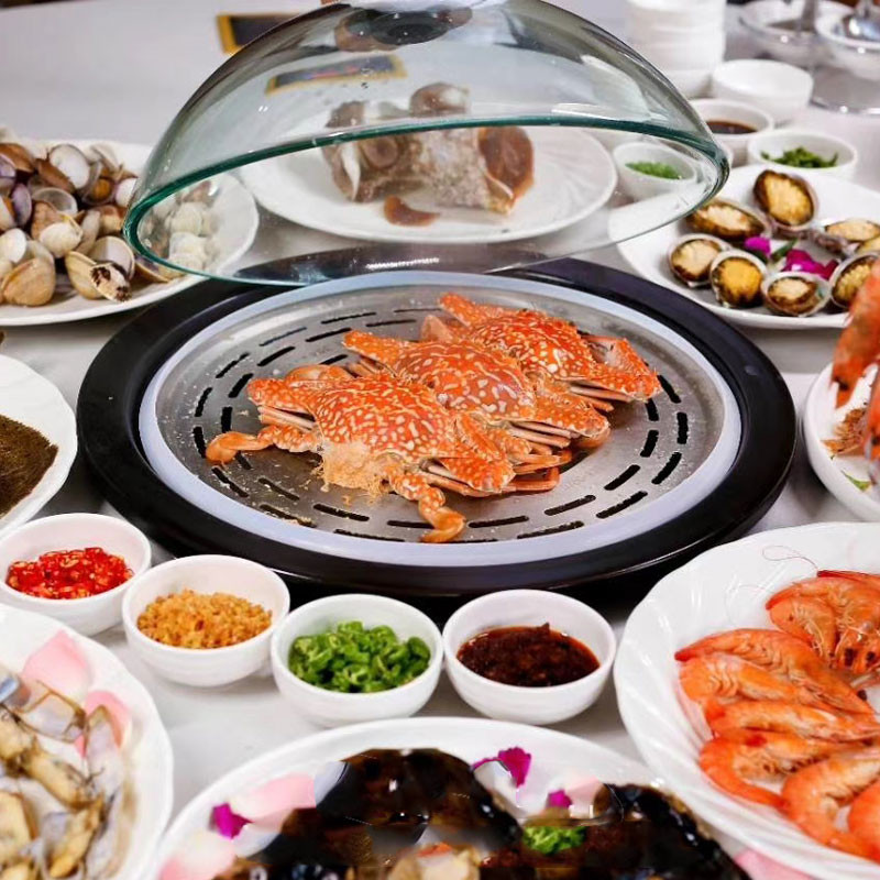 Shangyan Seafood Steamer Commercial Multifunctional Steamer Household Fast Intelligent Electric Steamer Hot Pot Steaming and Cooking All-In-One Pot Shangyan Seafood Steamer Commercial Multifunctional Steamer Household Fast Intelligent Electric Steamer Hot Pot Steaming and Cooking All-In-One Pot