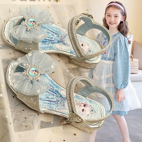 Туфли, сандалии, летняя мягкая модная обувь для принцессы, мягкая подошва, подходит для подростков