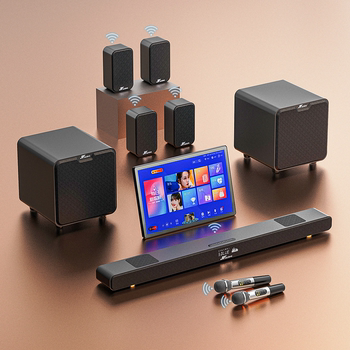 Wanyin A9 Soundbar Tv Speaker Wireless Home Theater Living Room Karaoke Set Projector Surround 7.2 Speakers