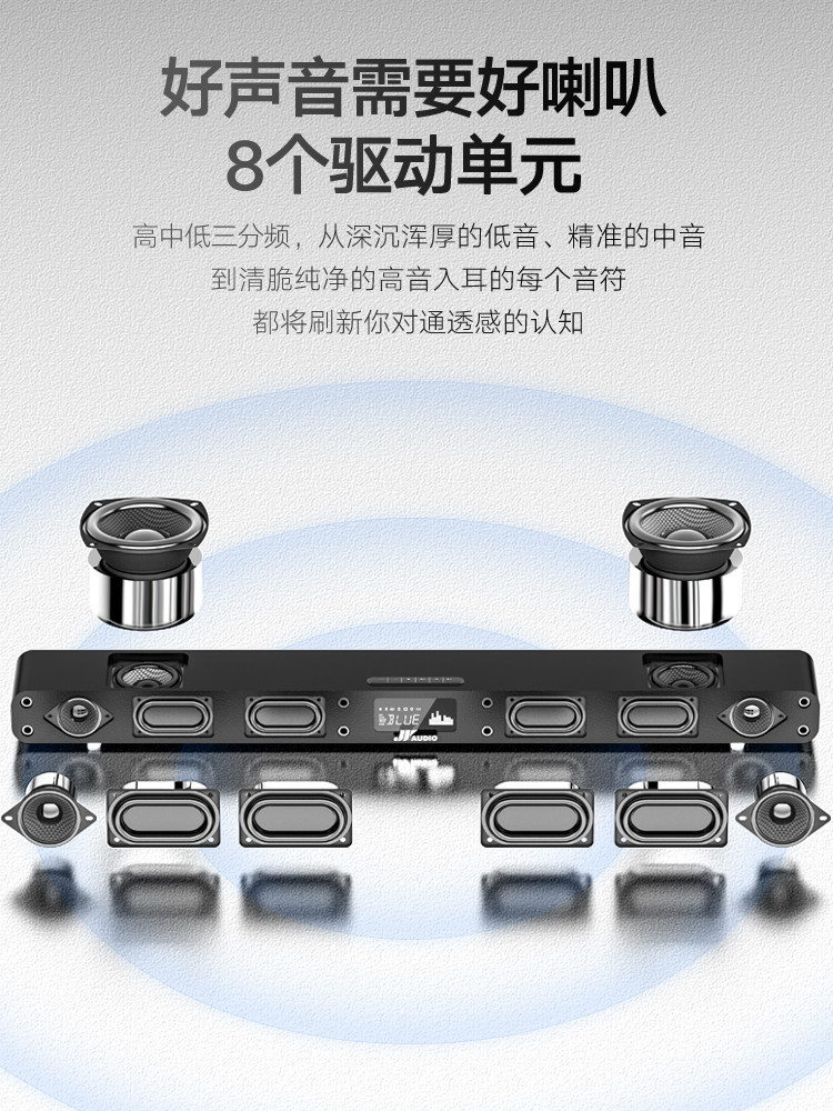 Wanyin A9 Soundbar Tv Speaker Wireless Home Theater Living Room Karaoke Set Projector Surround 7.2 Speakers