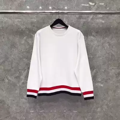 TBB2021TB autumn and winter new red cotton casual top trend handsome round neck thick cotton T couple