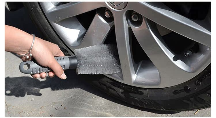 Xe vành bàn chải bánh xe chải xe đặc biệt công cụ làm sạch lốp xe rửa xe cung cấp làm sạch bàn chải lốp xe cọ rửa xe oto