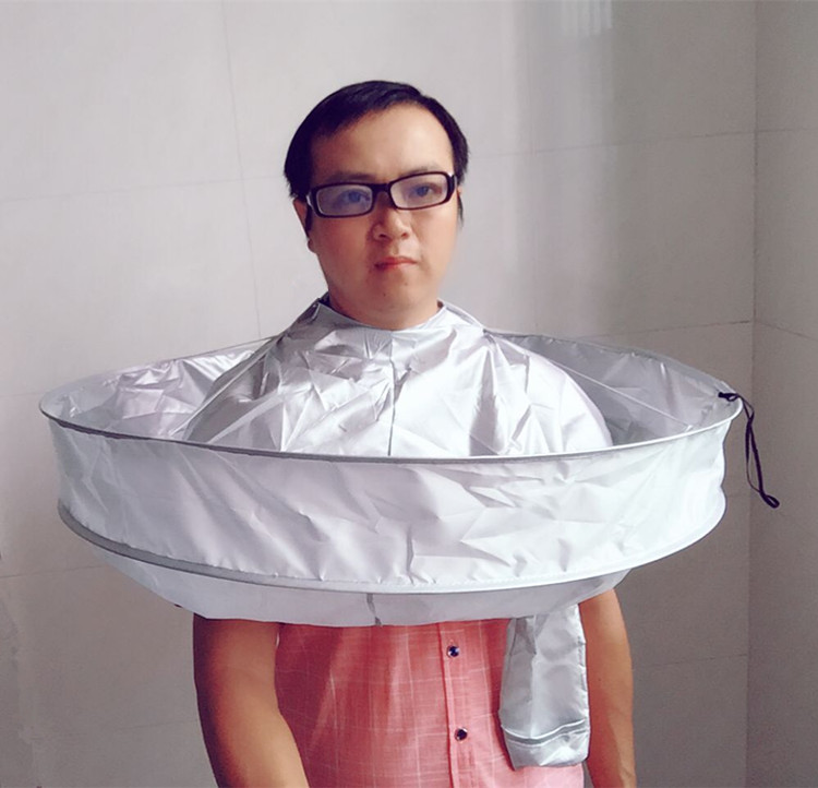 Hair salon Home Double layer cut hair Haircut Adults Haircut for the elderly Mehair Antistatic not stained with cut hair cloak