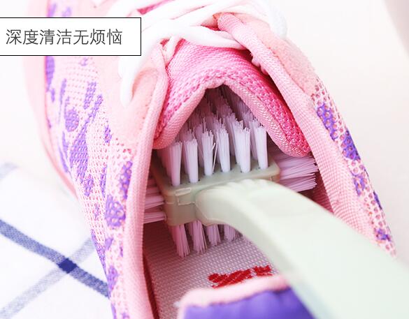 Soft hair unhurt shoes Multi-face shoe brush Laundry brush Shoes Orientation Clean Shoe Brush Brushed Shoes Tool