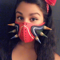 Legend of Zelda mezula mask Halloween cosplay dress up props latex half face mask