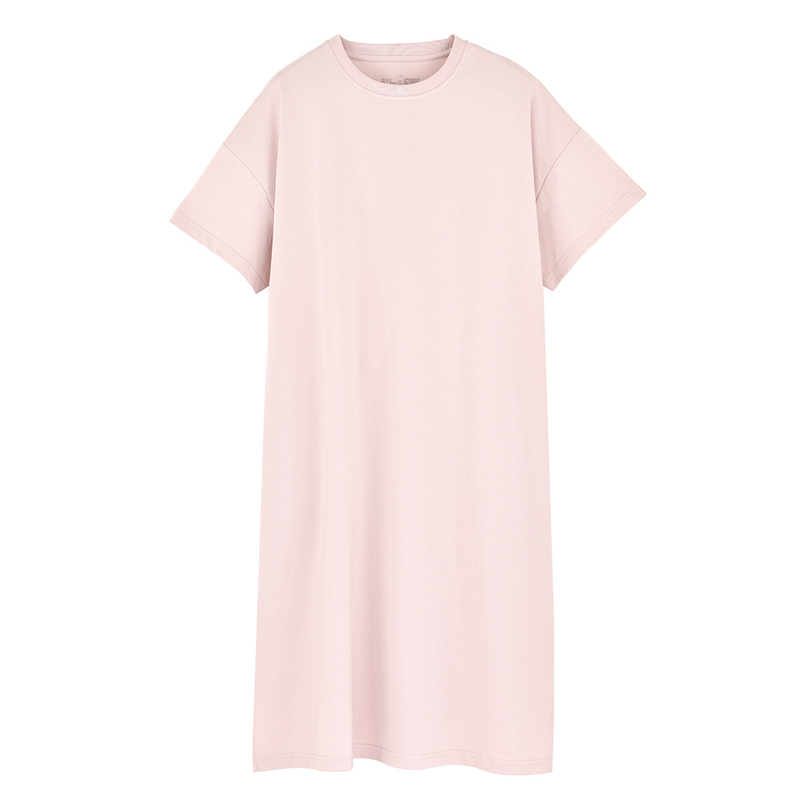 Unprinted Direct Supply Tianzhu Cotton Short-Sleeved Home Nightdress for Women, Cool Tianzhu Weave, Can Be Worn Outside, Commuter Style Dress Unprinted Direct Supply Tianzhu Cotton Short-Sleeved Home Nightdress for Women, Cool Tianzhu Weave, Can Be Worn Outside, Commuter Style Dress