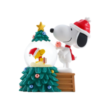 Jarll Snoopy Système de guérison en verre et cristal de Noël pour cadeaux danniversaire pour filles