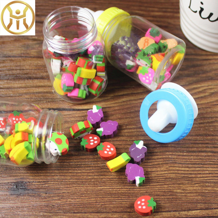 Cartoon eraser wholesale cute primary school eraser head creative children's learning stationery kindergarten gift prizes