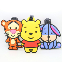 Pooh bear donkey Tiger luggage tag travel case identification tag luggage bag listing consignment tag creative gift gifts