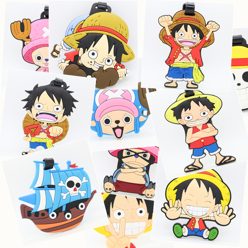 Creative luggage tag suitcase tag one piece of the King Lufei Qiaoba soft plastic three-dimensional bag consignment book bag listing