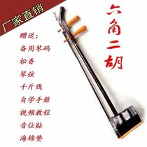 Erhu national musical instrument beginner adult teenagers children novice practice hexagonal erhu