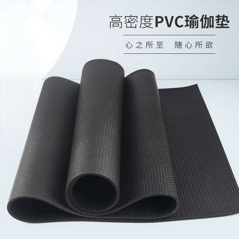 High-density black mat beginner environmental protection German black mat legend black frog yoga mat material non-slip paving mat