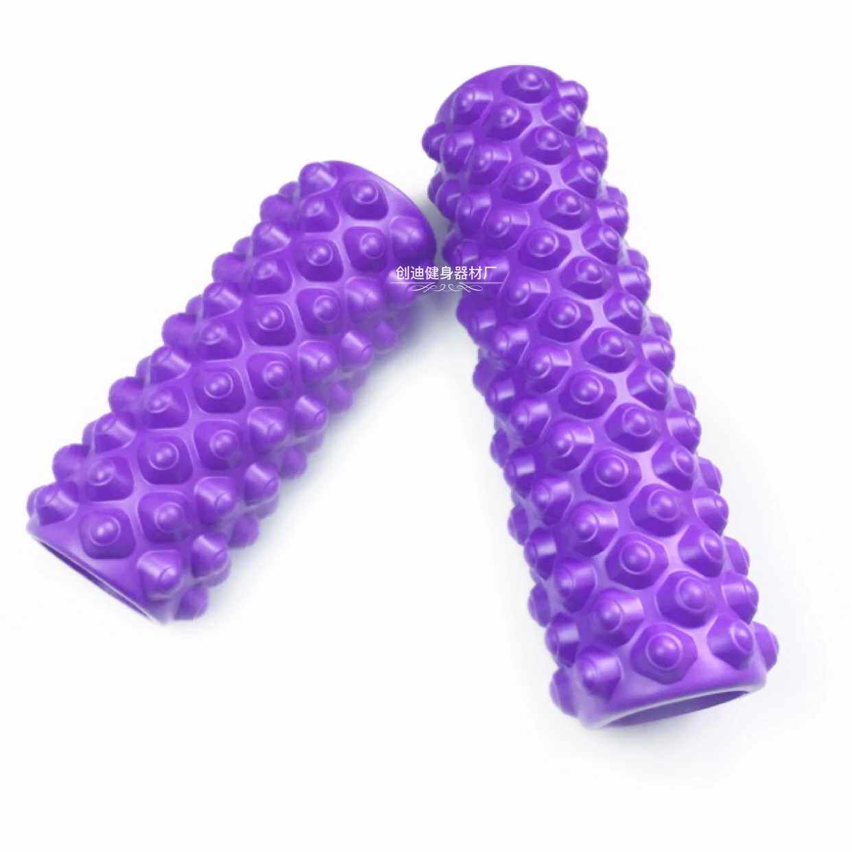 New EVA hollow yoga column suit floating - point foam column massage axis yoga fitness roller wheel