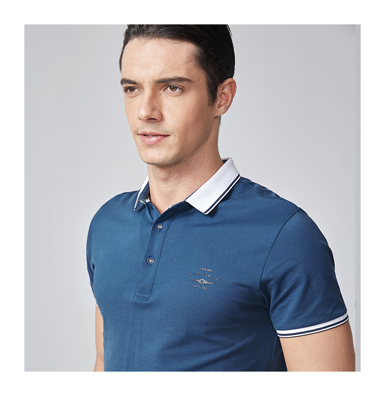 Chín động vật chăn nuôi nam ngắn tay T-Shirt 2018 mùa hè mới kinh doanh ve áo POLO áo sơ mi nam casual slim t-shirt nam