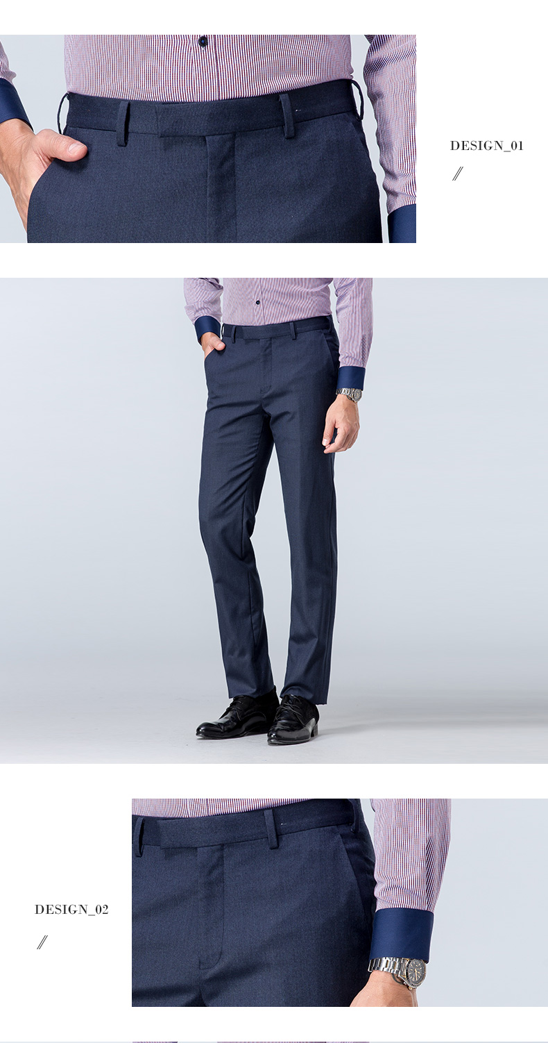 Pantalon droit JOEONE en laine pour été - Ref 1486203 Image 9