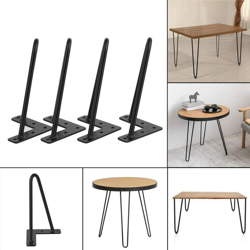 Solid wrought iron table legs bracket coffee table table legs TV cabinet sofa legs dining table legs metal furniture support legs