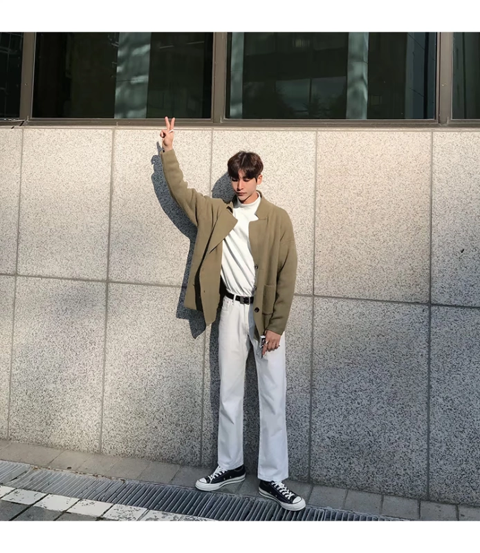 Jin Nanyu tự chế sang trọng gió cấm lạc đà cashmere áo len cashmere
