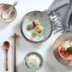 Bộ đồ ăn phong cách Nhật Bản bát đũa bát đĩa bát đĩa bát đĩa cá tính sáng tạo gia đình lưới bát cơm màu đỏ bát súp kết hợp miễn phí - Đồ ăn tối