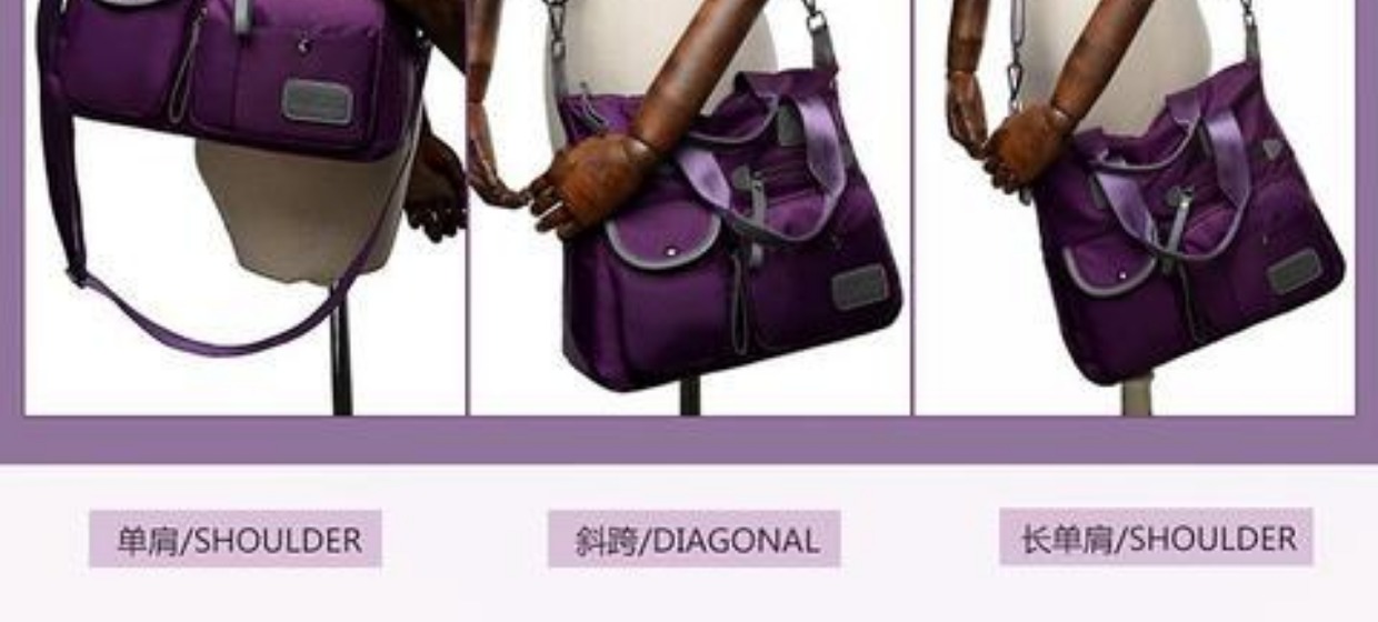 Túi xách nữ 2018 phiên bản Hàn Quốc mới của Oxford vải vai Messenger Túi nylon chống thấm nước vải lớn túi xách thủy triều túi xách ysl