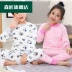 Trẻ em từ 3 đồ lót 4 bộ 5 cô gái 6 chàng trai 78 mùa thu quần 9 bé Pyjama 10 áo len bông 12 tuổi. 