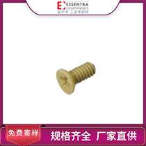 ESSENTRA manufacturer directly supplies plastic nylon fastening screws SR PEEK countersunk head screws