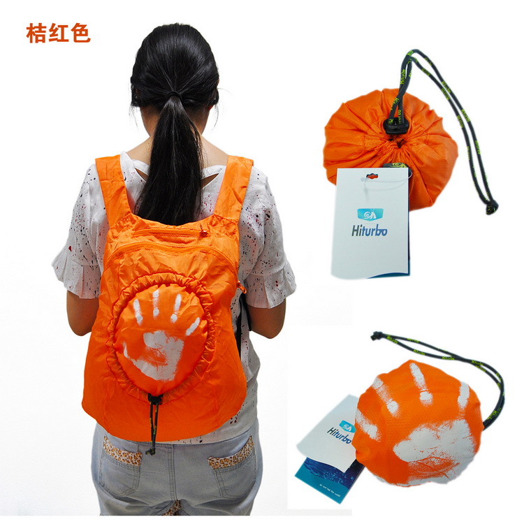 Hiturbo Haitaibo đích thực ba lô mềm vai đôi nam nữ thể thao ngoài trời siêu nhẹ xách tay giản dị - Ba lô balozone