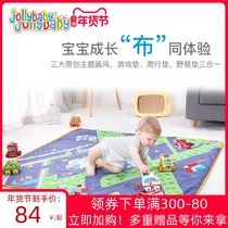 jollybaby children crawling mat baby home living room whole climbing mat winter moisture-proof picnic mat