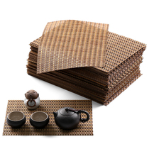 Large tea residue filter tea table tea pan mat insulation tea mat filter heat-resistant rectangle can be cut