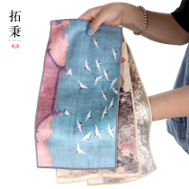 Thickened tea towel absorbent tea cloth kung fu tea towel tea table cloth rag tea mat tea mat accessories Zen