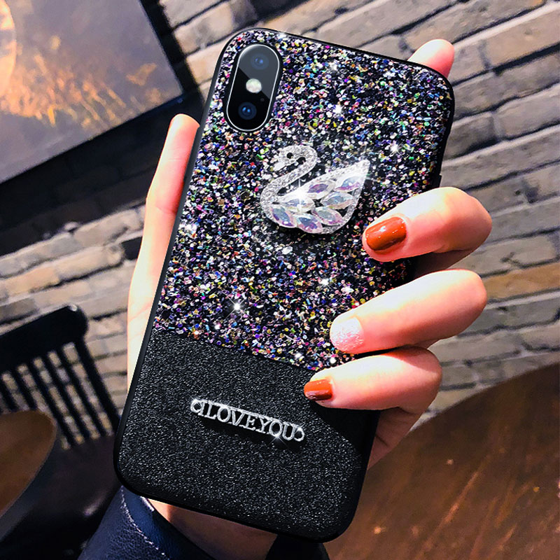 Apple X mobile phone shell iphonex new net red creative iPoneX all-inclusive anti-fall women 8x set of voice shake brand