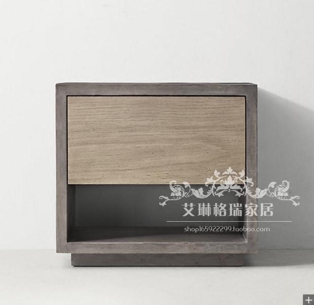 American all solid wood head cabinet simple storage cabinet children's cabinet small storage cabinet narrow cabinet color matching hot sale