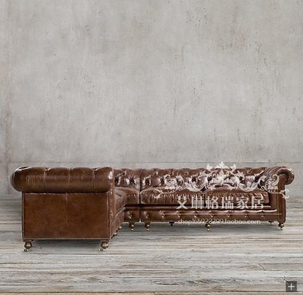 Original design of the American Country Vintage Modern Tickle Imported Oil Wax Double Triple Combination Corner Corner