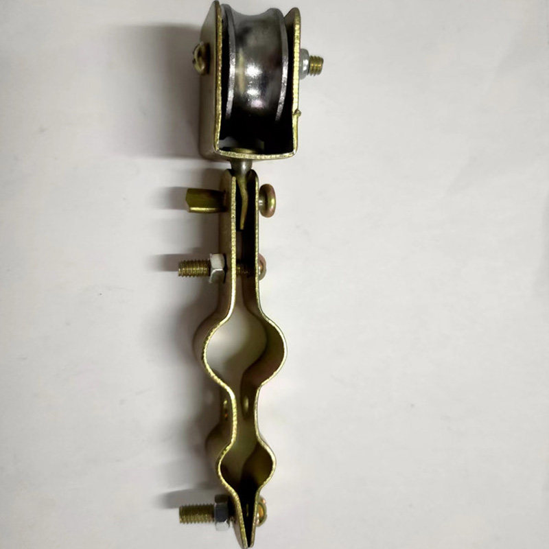 Ring-chain electric crane running line small pulley wagon fitting rail travelling slip line