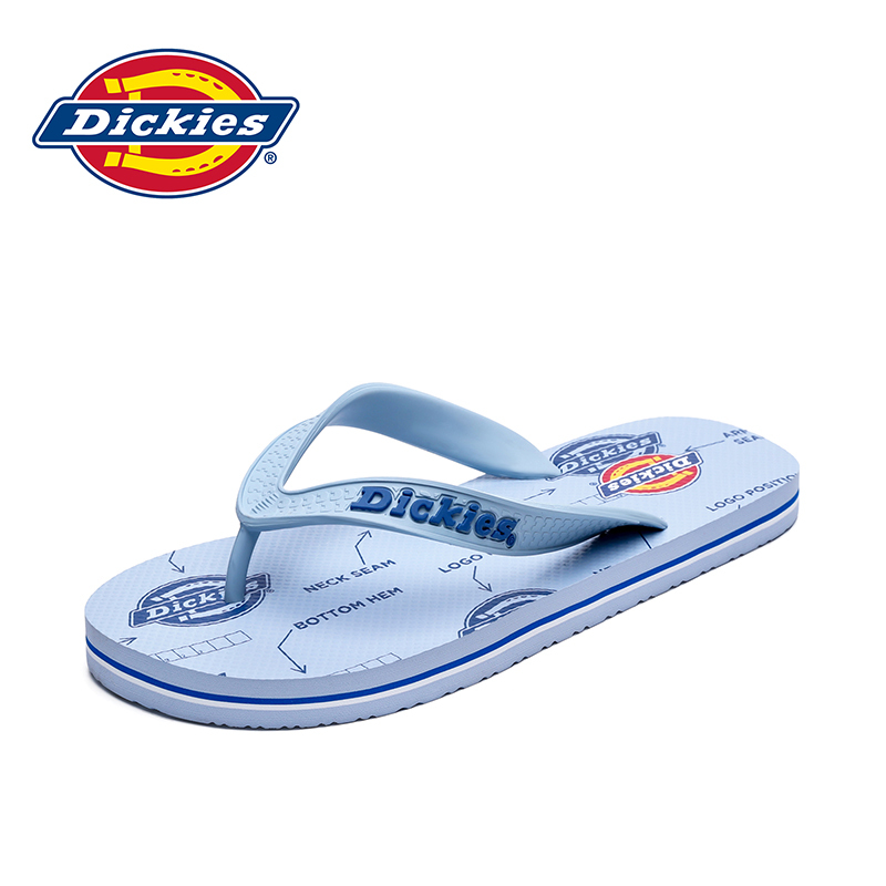 Dickies Men's Flip-Flops, Non-Slip Summer Slippers for Outdoor Wear, soft sole Wear-Resistant, Lightweight Sandals for Men