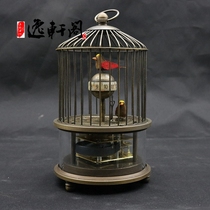 Antiques and miscellaneous items Brass Western clocks Birdcage clocks Mechanical clocks Collection of European retro ornaments