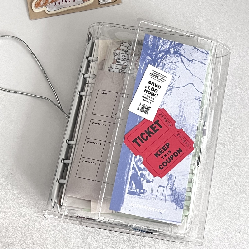 Sevenmint "Pocket Book" Series 70% off Stacked Strap Pockets 6-Hole A6 Loose-Leaf Sevenmint "Pocket Book" Series 70% off Stacked Strap Pockets 6-Hole A6 Loose-Leaf