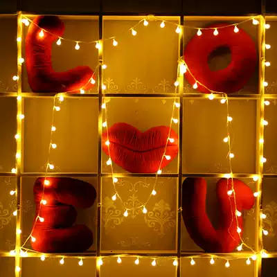 LED light string star light string light flashing light star neon room decoration girl heart room decoration