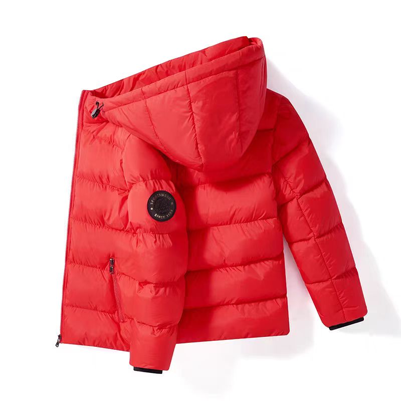 Children's down Cotton Jacket Winter 2025 New No-Wash Boys' Thickened down Jacket Boys' Graphene Cotton Jacket Coat